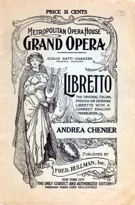 Libretto_Cover_Andrea_Chenier
